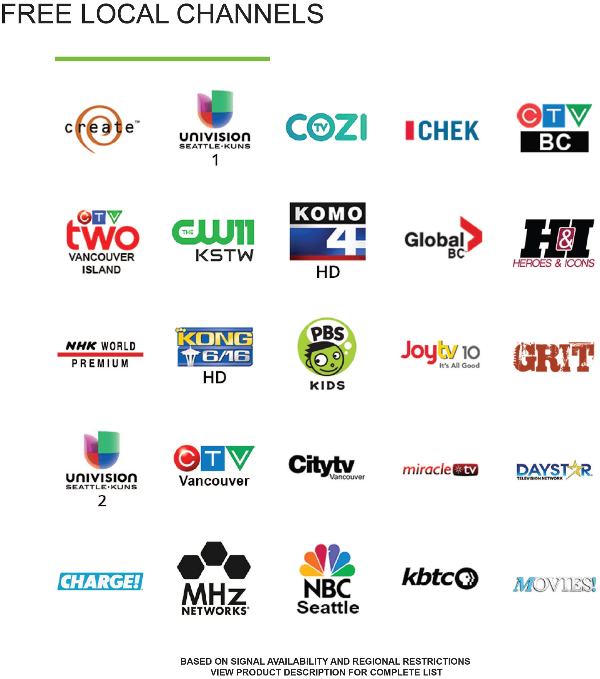 CipherTV Select with Free Local Channels - British Columbia - Itelya ...